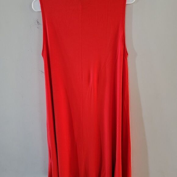 asos Petite Red Casual Midi Dress - Picture 10 of 15